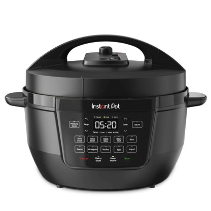 Instant Pot 7.5 Qt RIO Wide Base 7-in-1 Multi-Cooker, Pressure Cooker, Slow Cook & more, Black