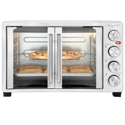 MegaChef 30 Quart French Door Multi-Function Electric Toaster Oven