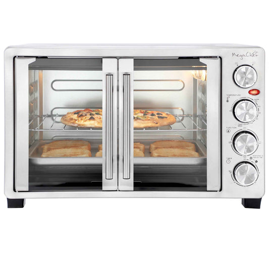 MegaChef 30 Quart French Door Multi-Function Electric Toaster Oven