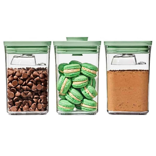 OXO Good Grips 3 Piece POP Container Set with Mini Scoops Limited Edition Pistachio
