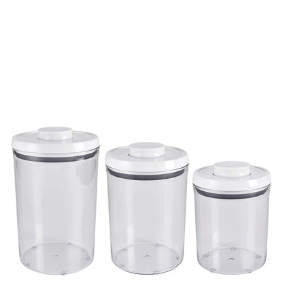 OXO Plastic Airtight Food Storage Canister, Set of 3 - Home OXO