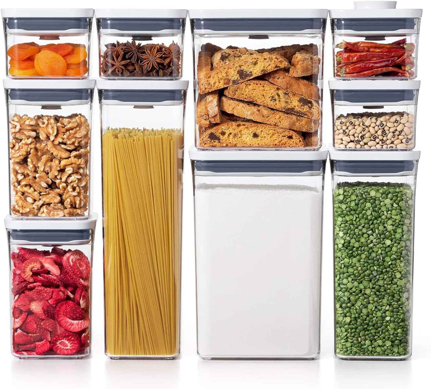 OXO Good Grips 10-Piece POP Container Set, White