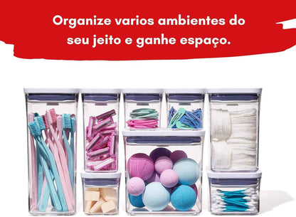 OXO Good Grips 10-Piece POP Container Set, White