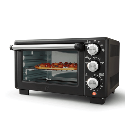 Oster® Convection 4-Slice Toaster Oven, Matte Black, Convection Oven and Countertop Oven