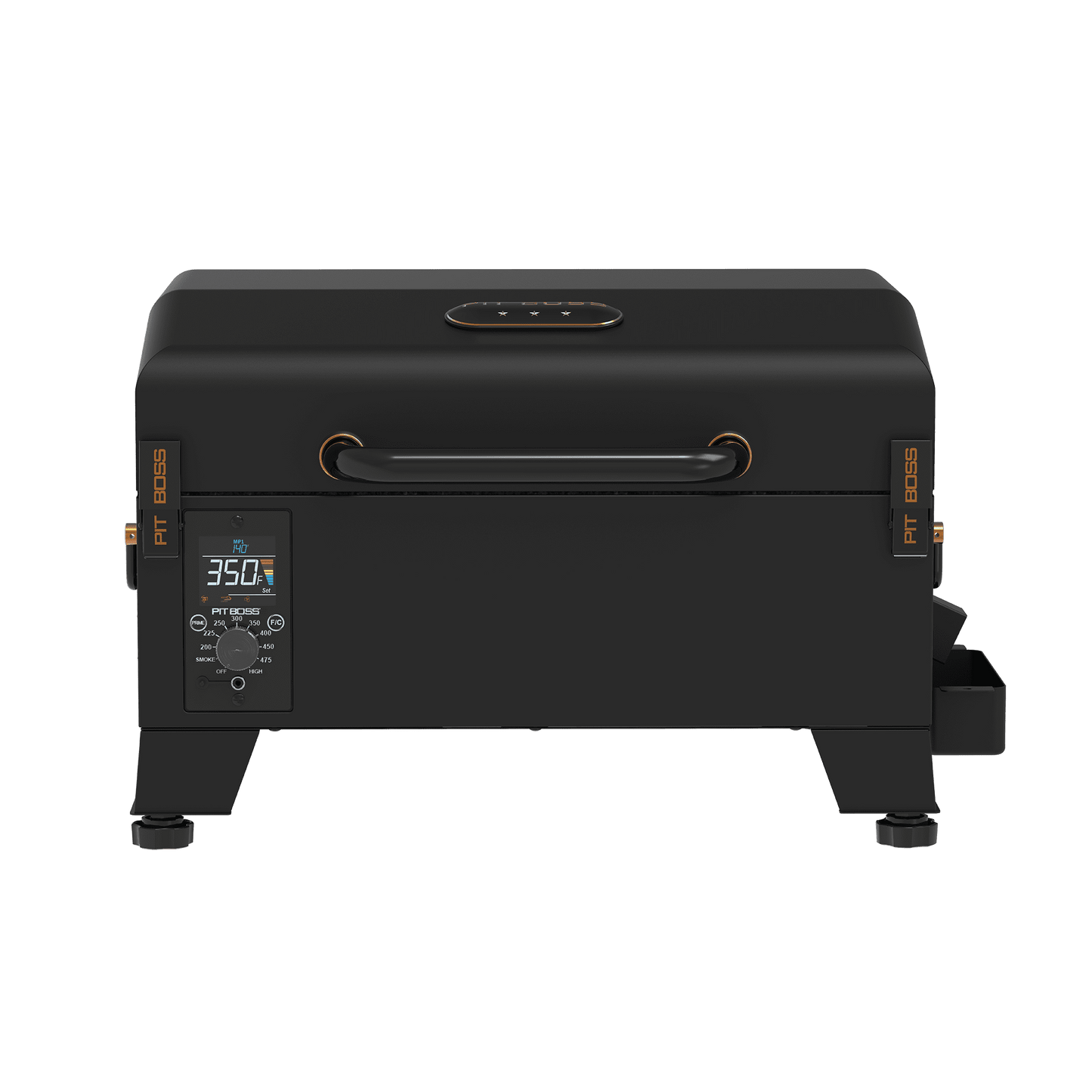 Pit Boss Pit Stop Tabletop 250 Sq in Wood Fired Pellet Grill and Smoker – Onyx Series - Home OXO