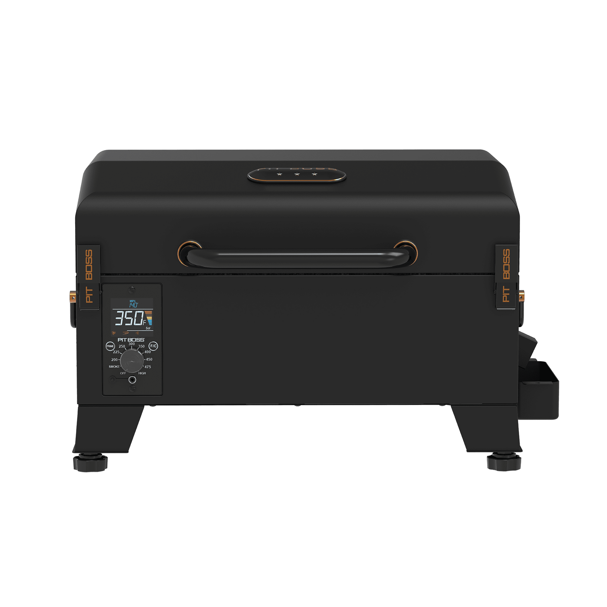 Pit Boss Pit Stop Tabletop 250 Sq in Wood Fired Pellet Grill and Smoker – Onyx Series - Home OXO