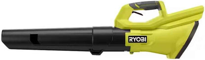 RYOBI 40-Volt Lithium-Ion Cordless Variable-Speed 120 MPH 550 CFM Leaf Blower (Tool-Only); Battery and Charger Not Included, Green, RY40LB01B