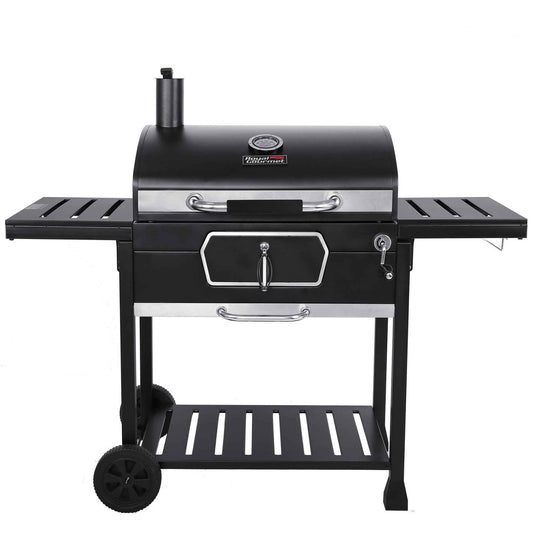 Royal Gourmet 30" CD2030AN Deluxe Charcoal Grill, BBQ Smoker Picnic Camping Patio Backyard Cooking, Black