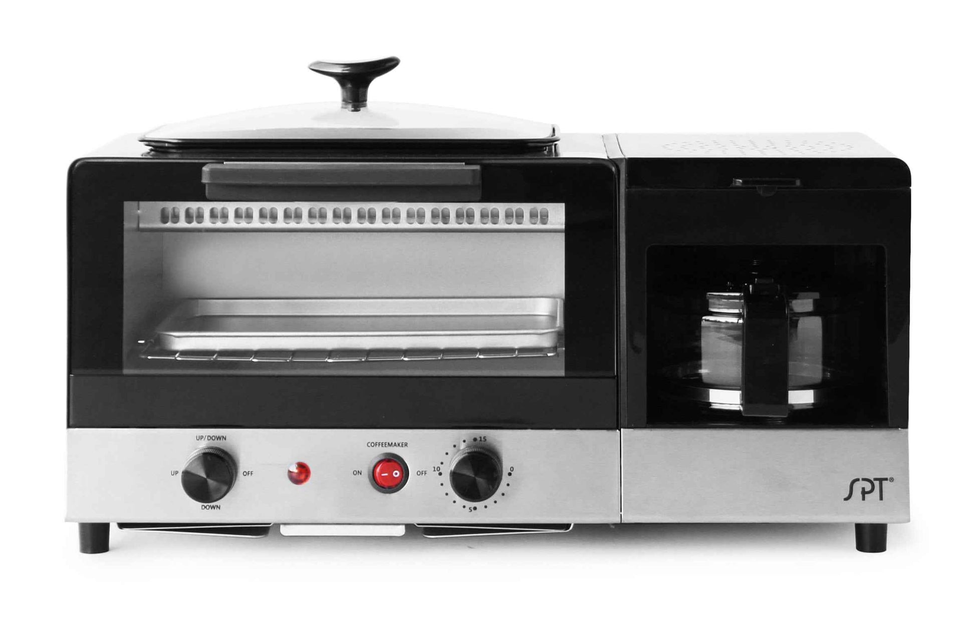 SPT BM-1120B 3-in-1 Breakfast Maker - Stainless Steel, Black