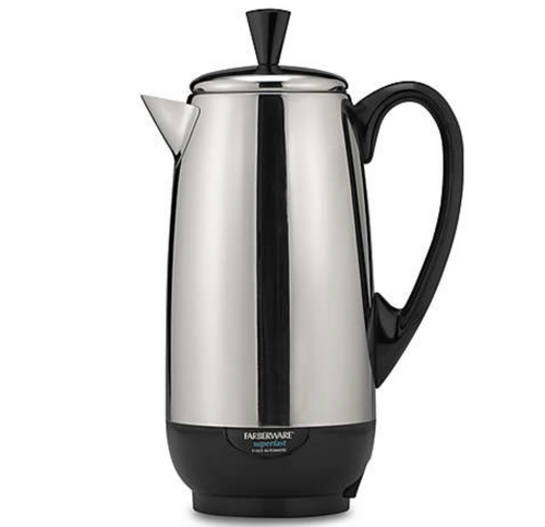 Farberware Stainless Steel Percolator – 12-Cup