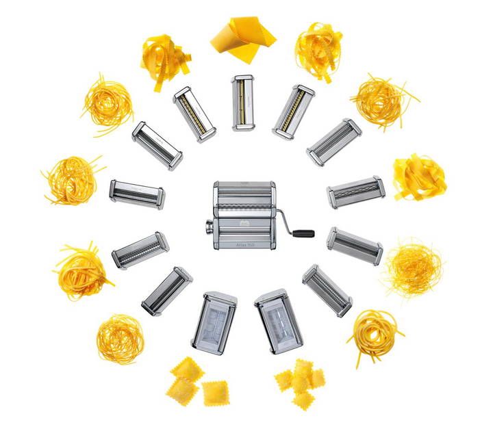 Marcato Atlas 150 Pasta Machine – Red