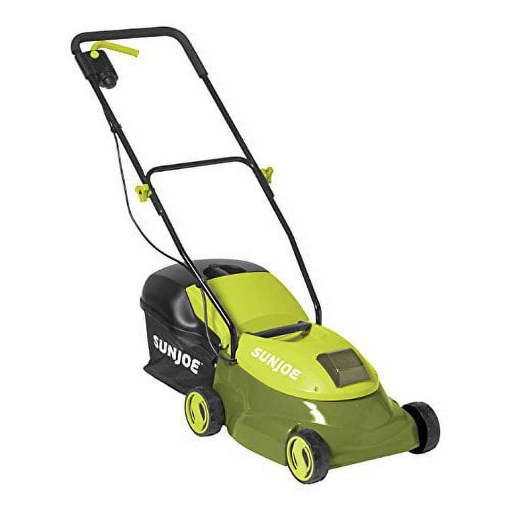 Sun Joe 28V Cordless 14" Push Lawn Mower, 4.0-Ah, 3-Position, Discharge Chute