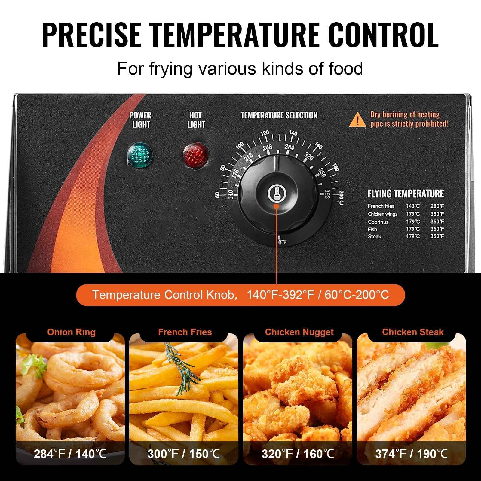 KFFKFF Electric Deep Fryer for Commercial Use, 3000W, with Triple Baskets, 18Qt/17L Capacity, Stainless Steel, Countertop Design, Ideal for Restaurants and Kitchens, Silver