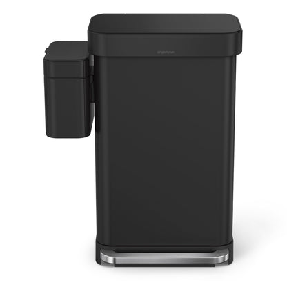 simplehuman Compost Caddy, Detachable and Countertop Bin, 4 Liter / 1.06 Gallon, Matte Black - Home OXO