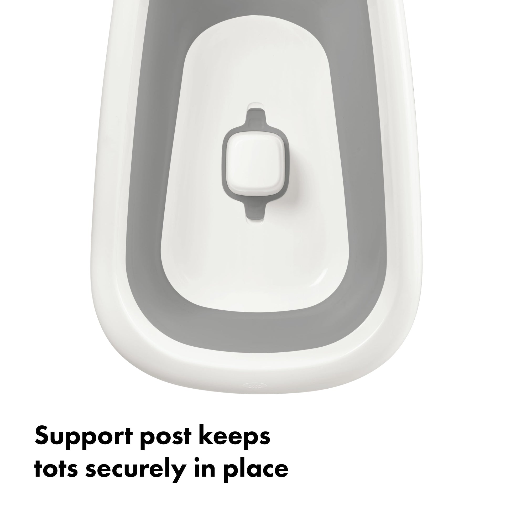 OXO Tot Convertible Sink-to-Tub Infant Bath, Gray, BPA-Free Plastic - Home OXO