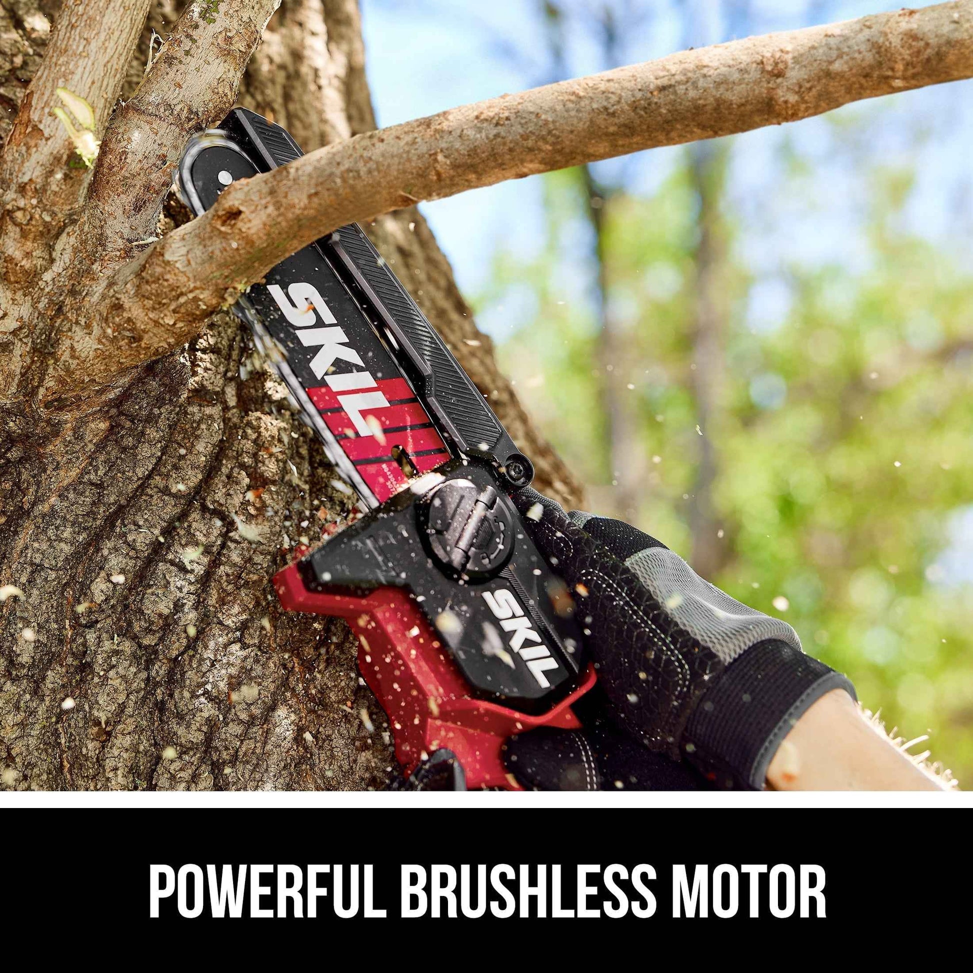 SKIL PR0600B-11 PWR CORE 20V Brushless 6-inch Pruning Saw Kit, with 2.0Ah Battery and Charger