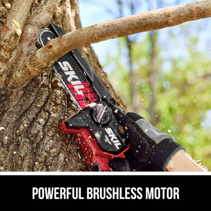 SKIL PR0600B-11 PWR CORE 20V Brushless 6-inch Pruning Saw Kit, with 2.0Ah Battery and Charger