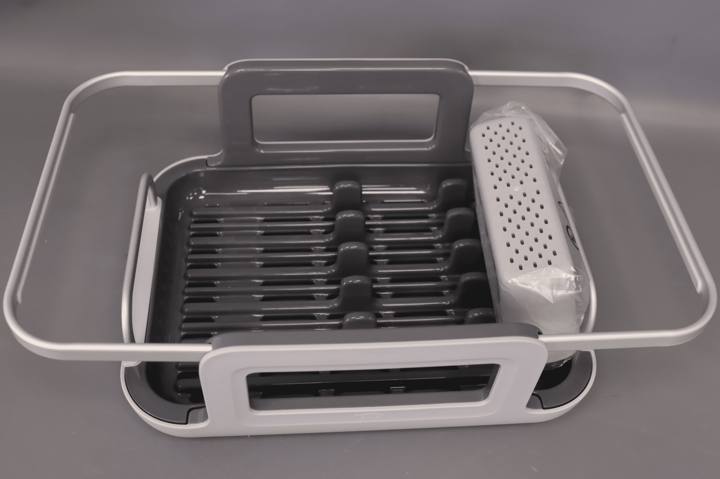 OXO Good Grips Extendable Over-The-Sink Aluminum Dish Rack