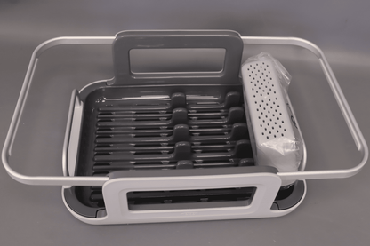 OXO Good Grips Extendable Over-The-Sink Aluminum Dish Rack