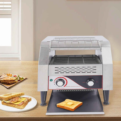 Electric Conveyor Toaster 1900W Stainless Steel Commercial Bread Toasting Machine