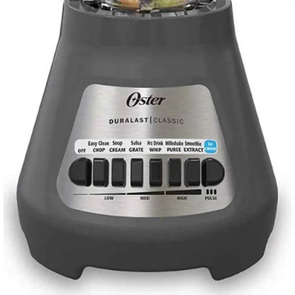 Oster Classic Series 8-Speed Blender with 6-Cup Jar – Grey
