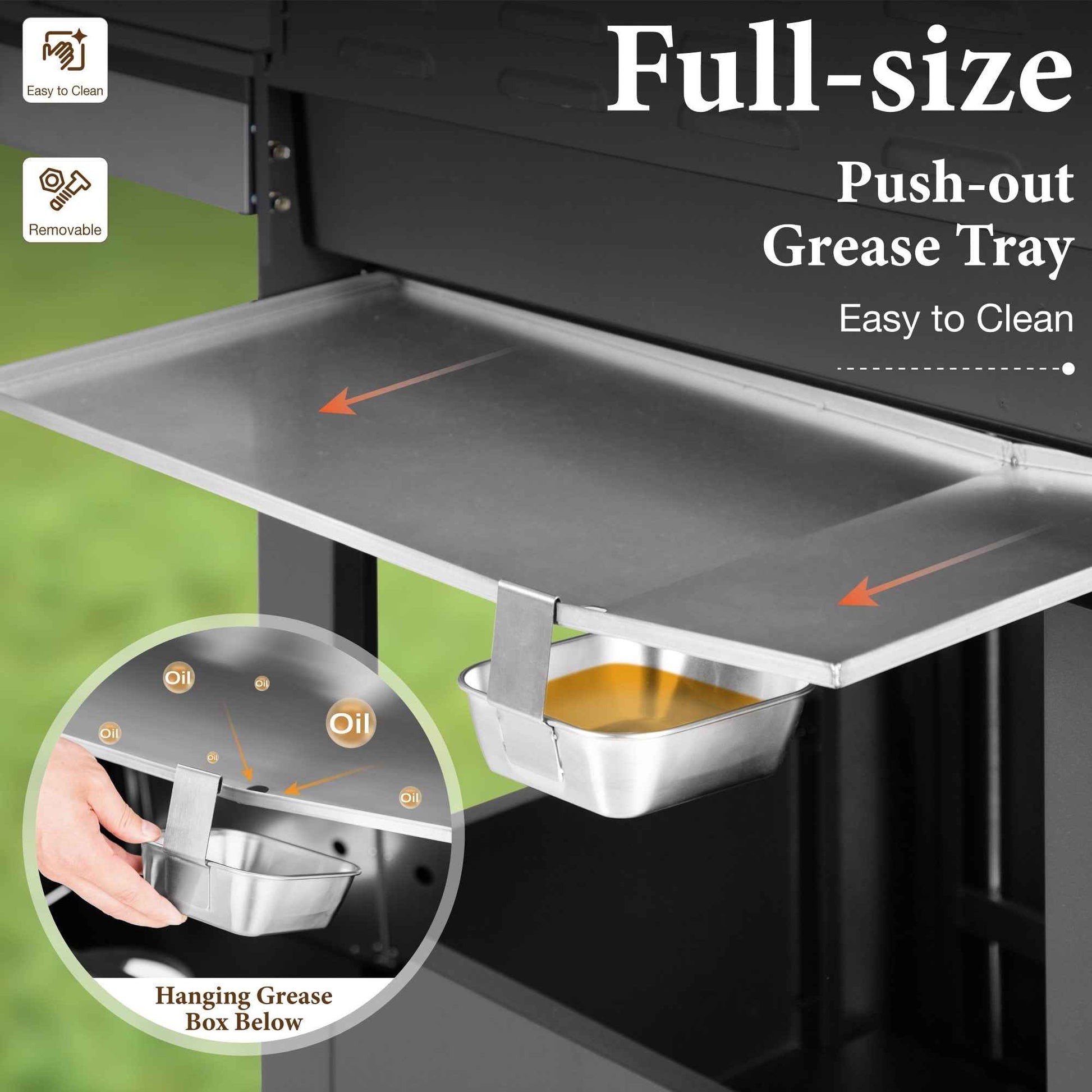 Summit Living 4 Burner Propane Gas Grill and Griddle Combo with Side Burner BBQ Grill - Black