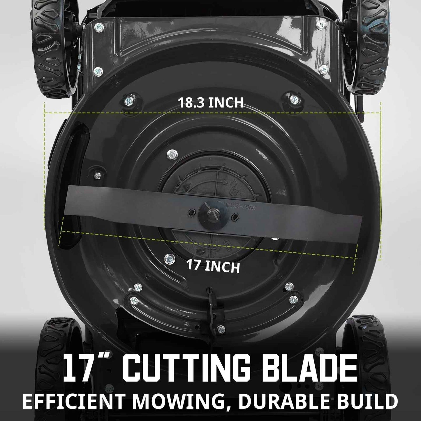 PowerSmart 40V 4.0Ah 17" Cordless Push Lawn Mower, with 3-in-1 Options