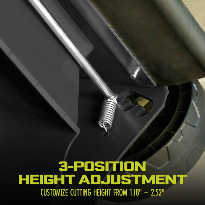 Sun Joe Electric 14-inch Walk-Behind Push Lawn Mower, 12-Amp, 3-Position