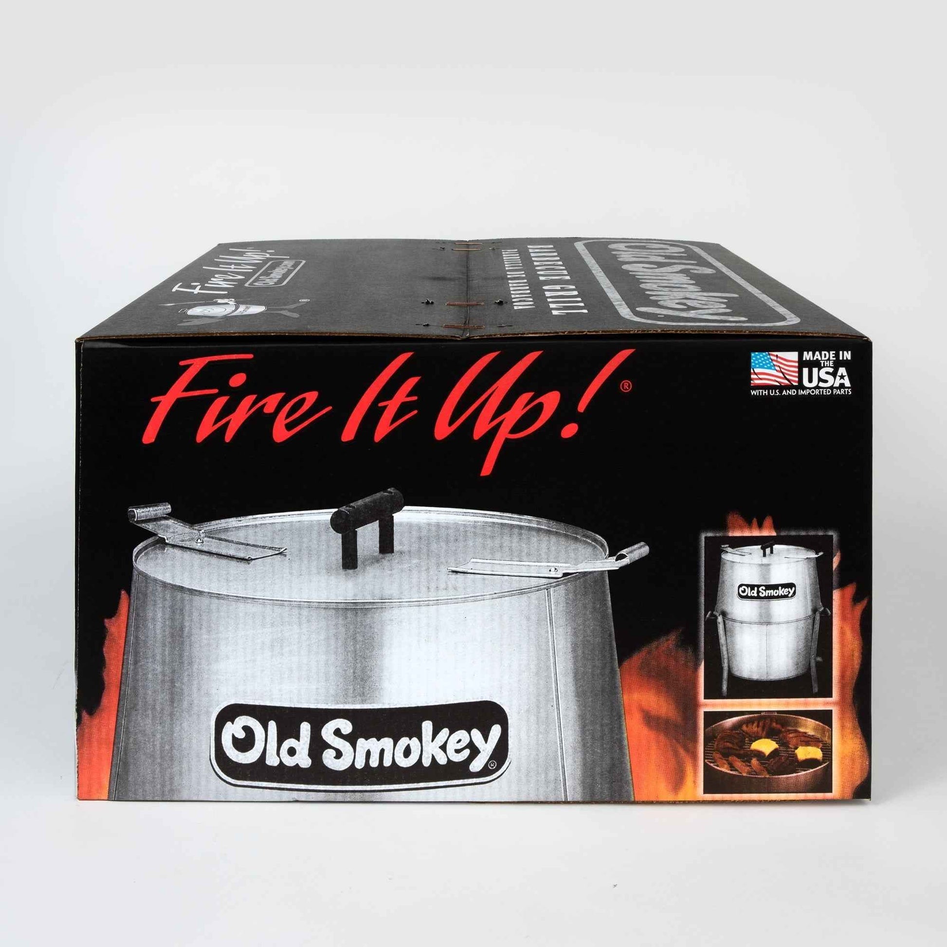 Old Smokey Products 14'' Aluminized Steel Charcoal Grill