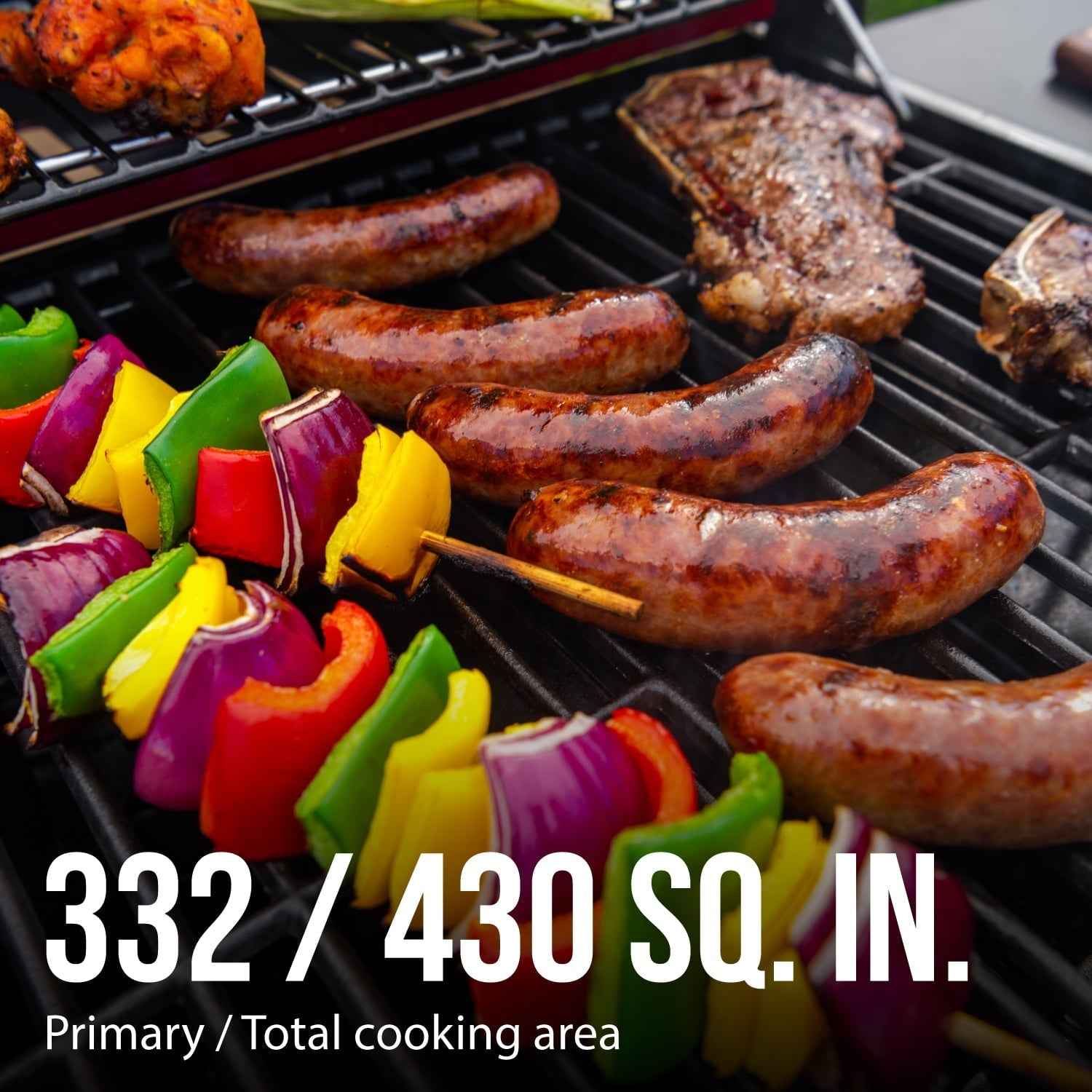 Expert Grill 3 Burner Propane Gas Grill in Red