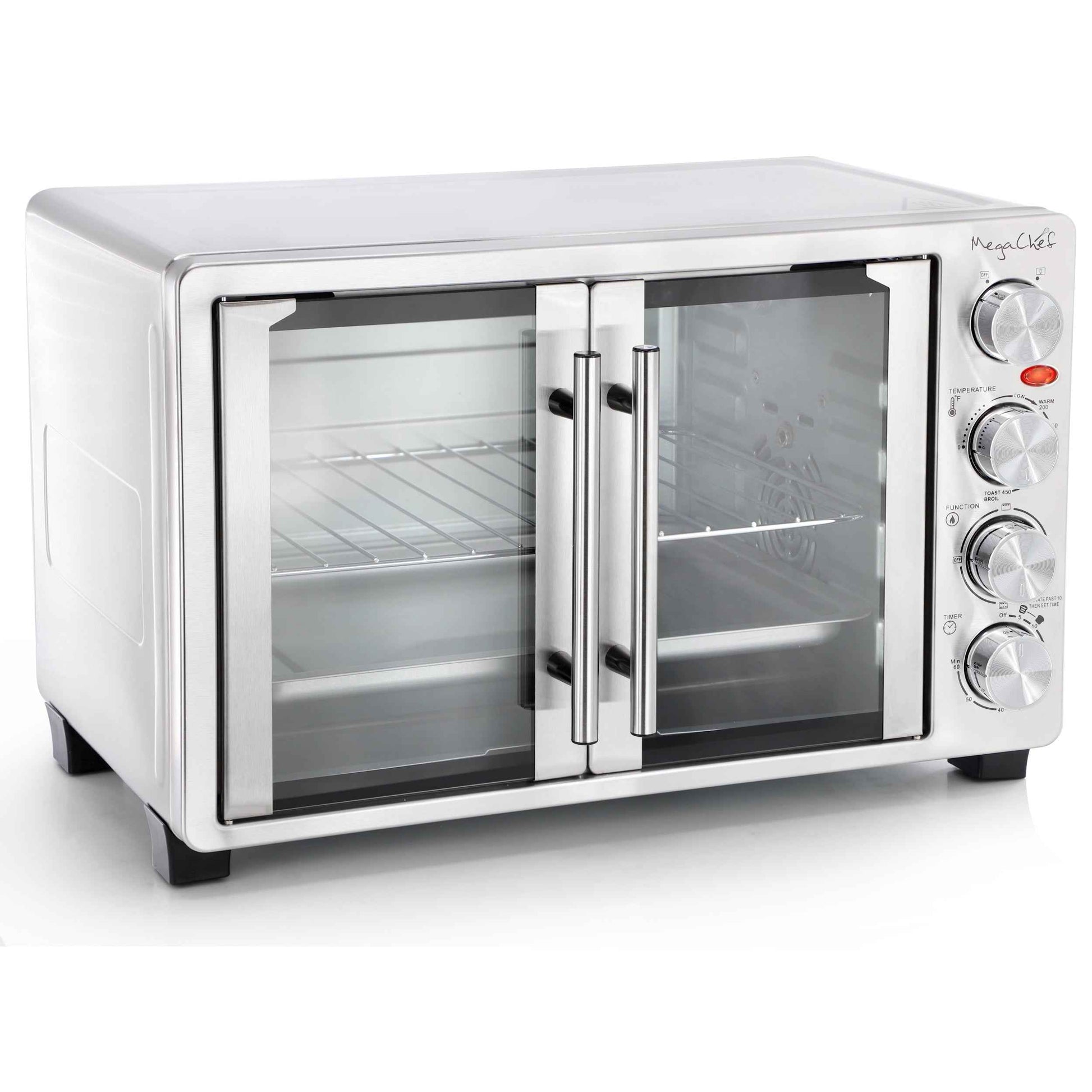 MegaChef 30 Quart French Door Multi-Function Electric Toaster Oven