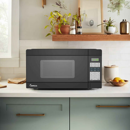 Impecca 1.1 Cubic Ft Microwave, Black