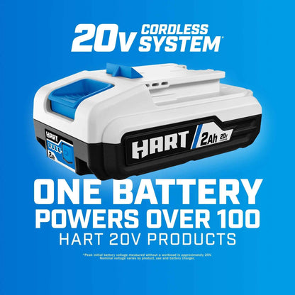 HART 20 Volt Shear/Shrubber Kit, (1) 2.0Ah Lithium-Ion Battery