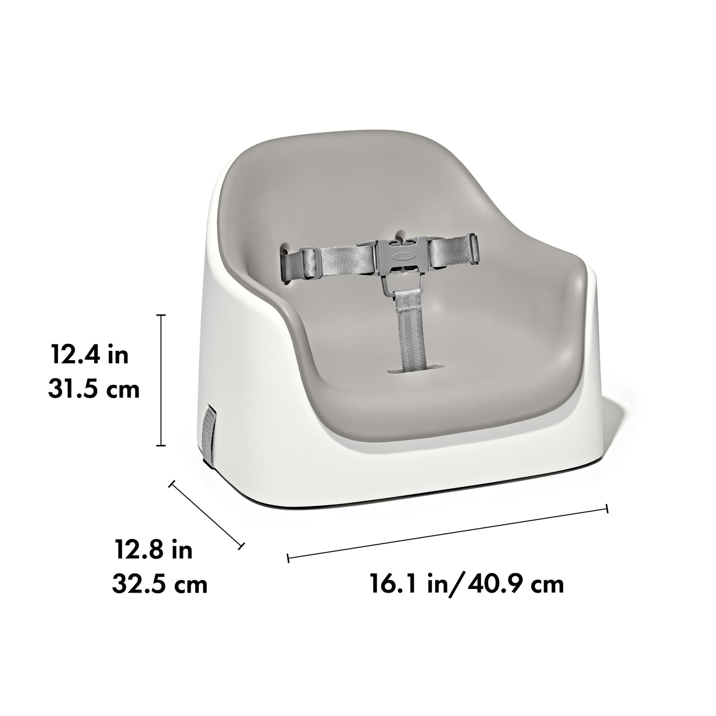OXO Tot Nest Booster Seat with Straps, Gray - Home OXO