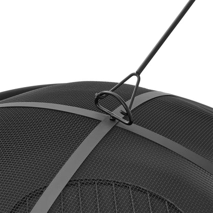 Mainstays 28" Round Wood Burning Fire Pit, Steel Frame - Home OXO