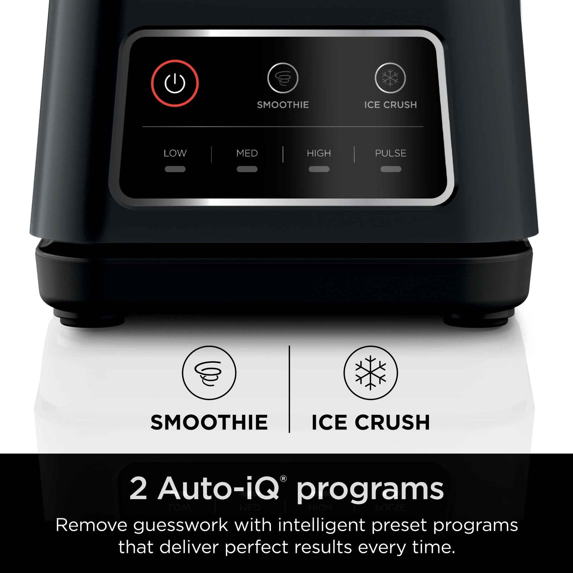 Ninja Professional Plus Blender, 2 Auto-IQ Programs for Smoothies, Frozen Drinks, 1200 W, 72 oz* Total Crushing Pitcher, Black, BN700