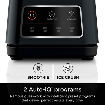 Ninja Professional Plus Blender, 2 Auto-IQ Programs for Smoothies, Frozen Drinks, 1200 W, 72 oz* Total Crushing Pitcher, Black, BN700