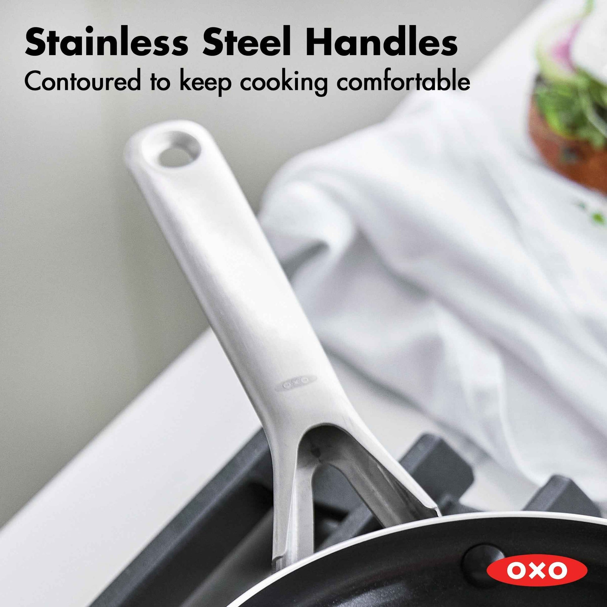 OXO 12 Piece Nonstick Aluminum Cookware Set, Matte