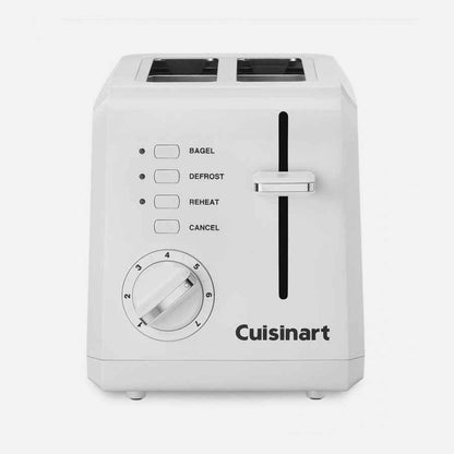 Cuisinart 2 Slice Compact Plastic Toaster – White