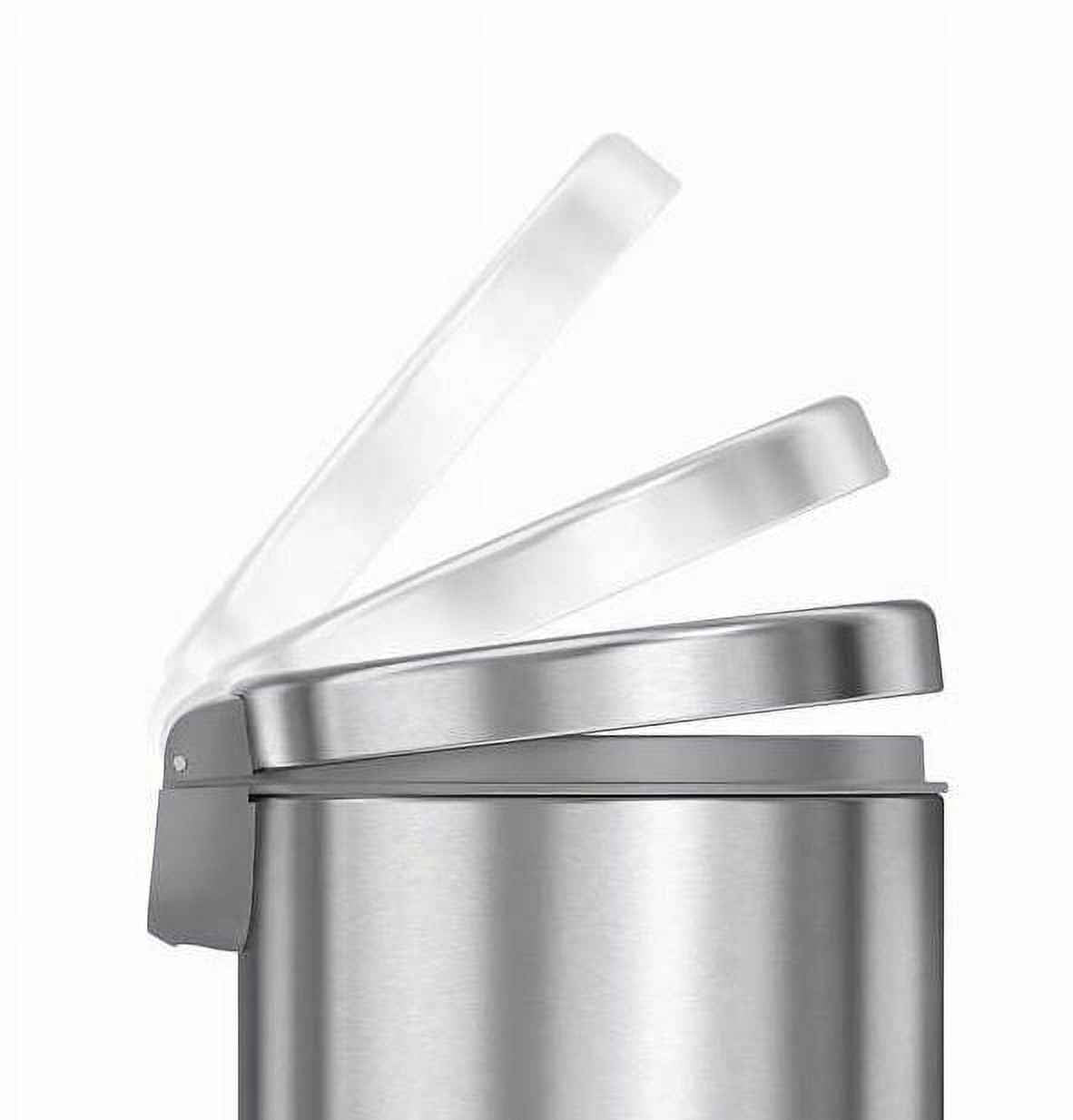 Simplehuman 4.5L Round Step Can, 2-pack & Code A Liners, 30-pack