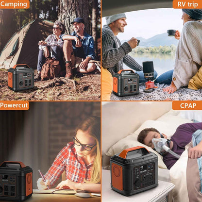 SBAOH Portable Power Station P302,296Wh Lithium Battery Generator Solar with 300W AC Outlets for Outdoor Camping RV Home