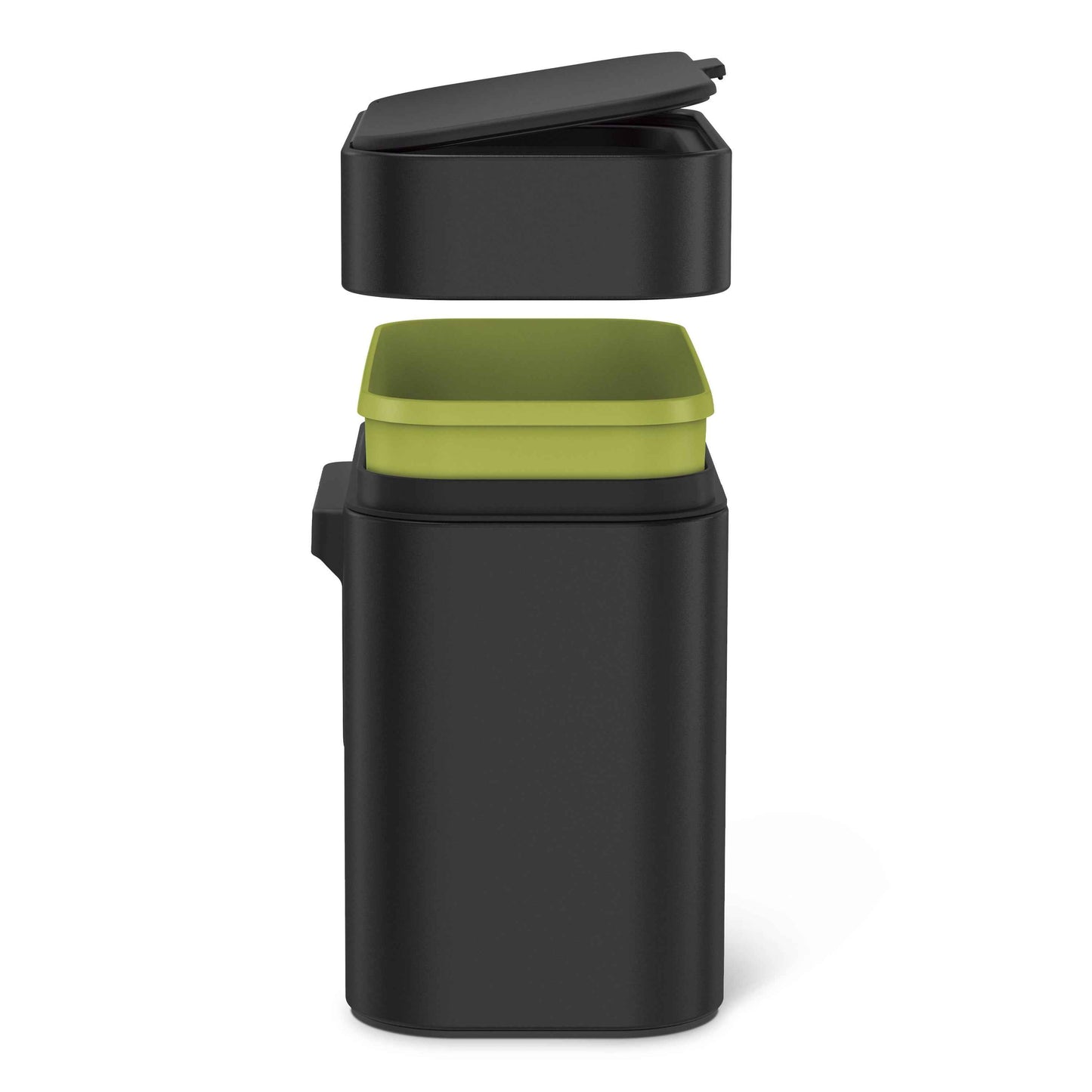 simplehuman Compost Caddy, Detachable and Countertop Bin, 4 Liter / 1.06 Gallon, Matte Black