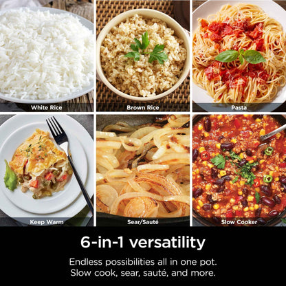 Ninja 10-in-1 Everyday PossibleCooker 6.5-qt, Stainless Steel/White, MultiCooker