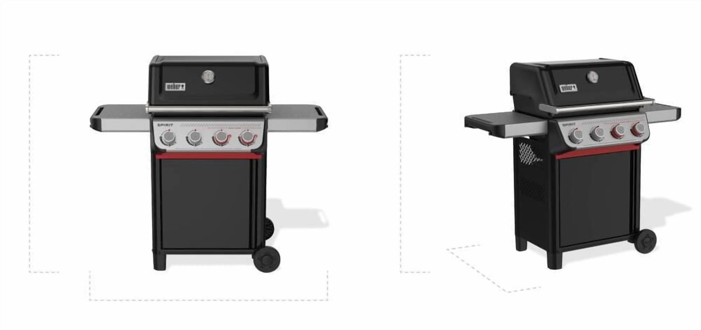 Weber Spirit E-425 4 Burner Black Liquid Propane Gas Grill - Home OXO