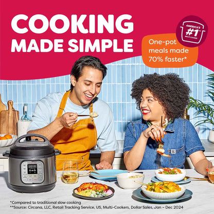 Instant Pot Duo Mini 3-Quart, Electric Pressure Cooker, 7-in-1 Yogurt Maker, Food Steamer, Slow Cooker, Rice Cooker & More
