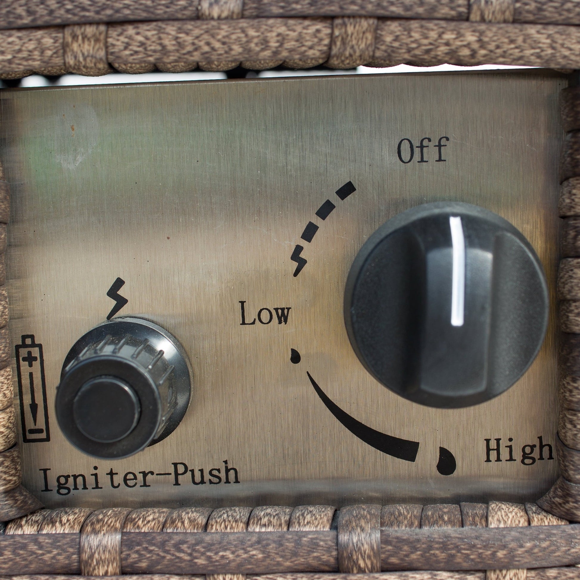 Better Homes & Gardens 50 inch Brookbury Gas Burning Steel Fire Pit Table - Home OXO