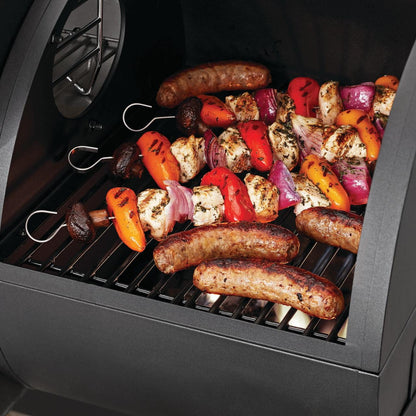 Expert Grill 28" Charcoal Offset Smoker Grill with Side Firebox, Black, New - Home OXO