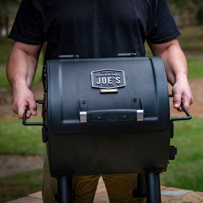 Oklahoma Joe’s Hitch Portable Charcoal Grill, Black