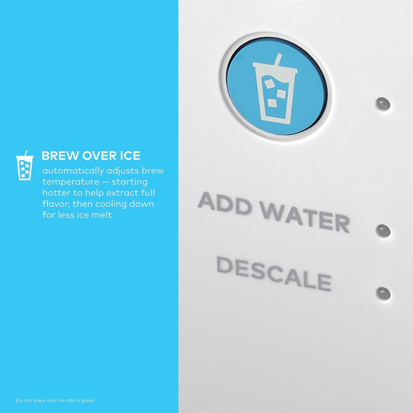 Keurig K-Iced Essentials Plus, Iced and Hot Single-Serve K-Cup Pod Coffee Maker, White