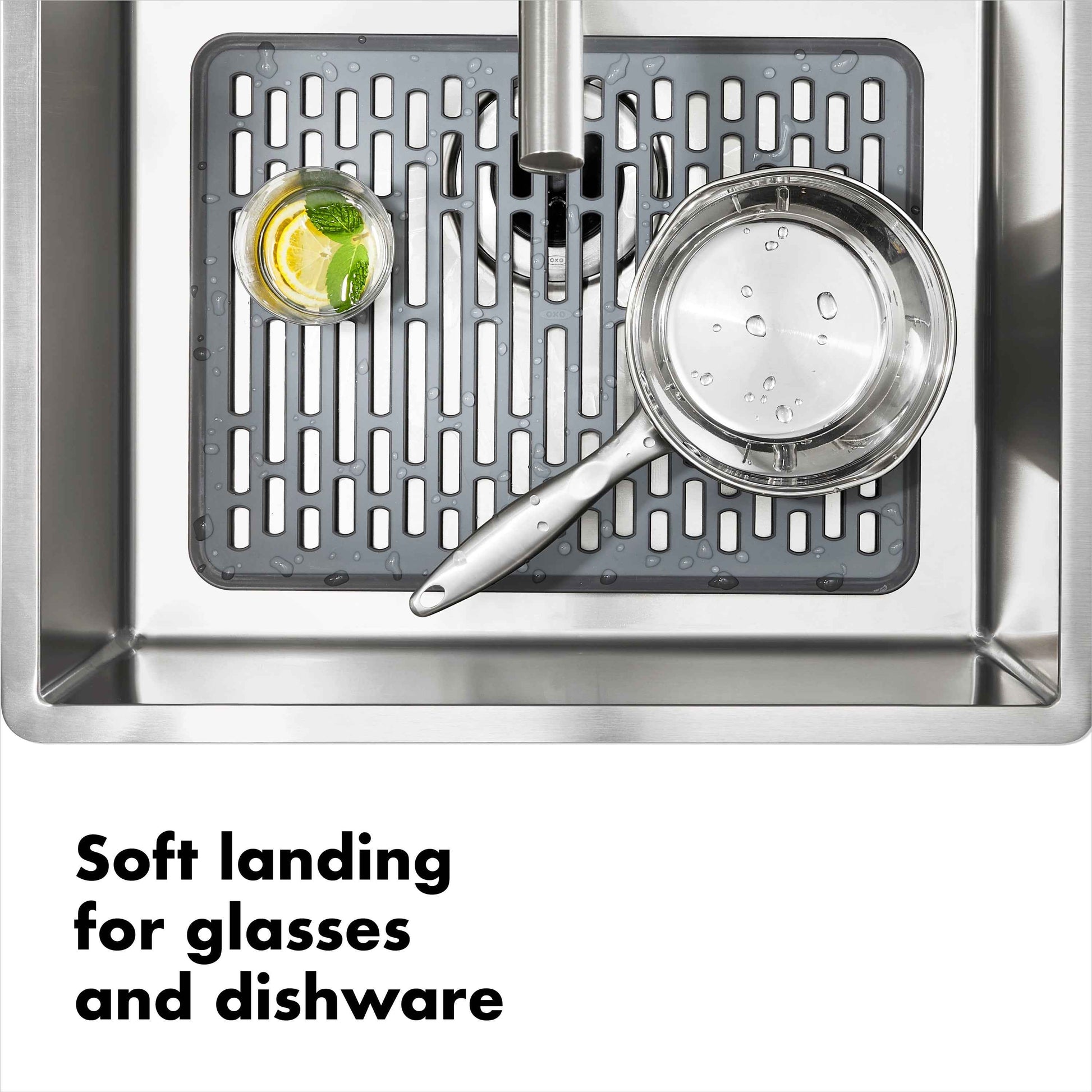 (5 pack) OXO Softworks Silicone Sink Mat, Large